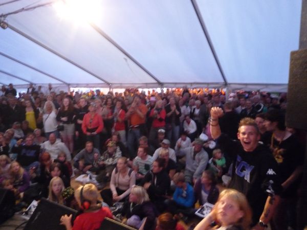 Teltet Kroen på Langelandsfestival 2011